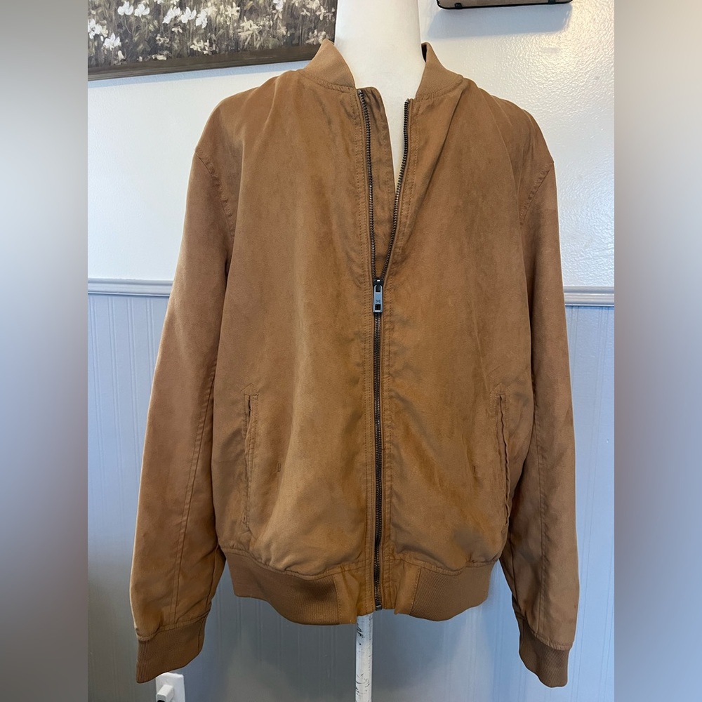 MNG MAN Mango Men’s Jacket / 100% Polyester / Bomber Style / Size: Large